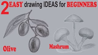 2 EASY drawing IDEAS for BEGINNERS || easy art tips || Sktching techniques for BEGINNERS