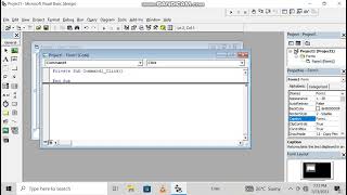 VB 6.0,THE CODE VIEW WINDOW