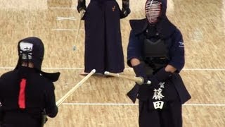 KENDO 木村友哉 × 藤田浩輝 [１回戦] 全日本剣道2012-1103