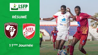 Résumé GENERATION FOOT vs AJEL - J11 Ligue 1 Sénégal (2024-2025)