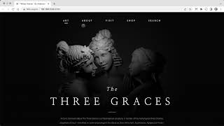 [ PROJECT + SOURCE CODE ] Threejs Three Graces Design Concept