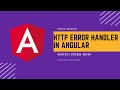 Handle http error in angular