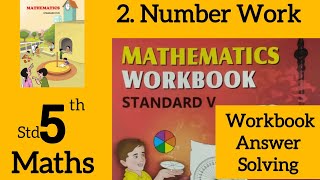 std 5th l Maths l Lesson no 2 l Number Work l workbook solved l all Questions and answer