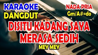 Disitu Kadang Saya Merasa Sedih [karaoke] dangdut remix // nada pria @DidiSuhardi-cy1bh