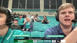 CCU v. Marshall Womens Basketball