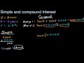 calculating simple u0026 compound interest grade 8 tx khan academy