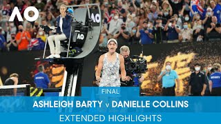 Ashleigh Barty v Danielle Collins Extended Highlights (Final) | Australian Open 2022