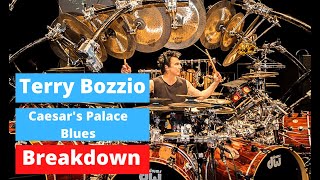 Terry Bozzio - A Breakdown of his Playing on U.K.'s Caesar's Palace Blues