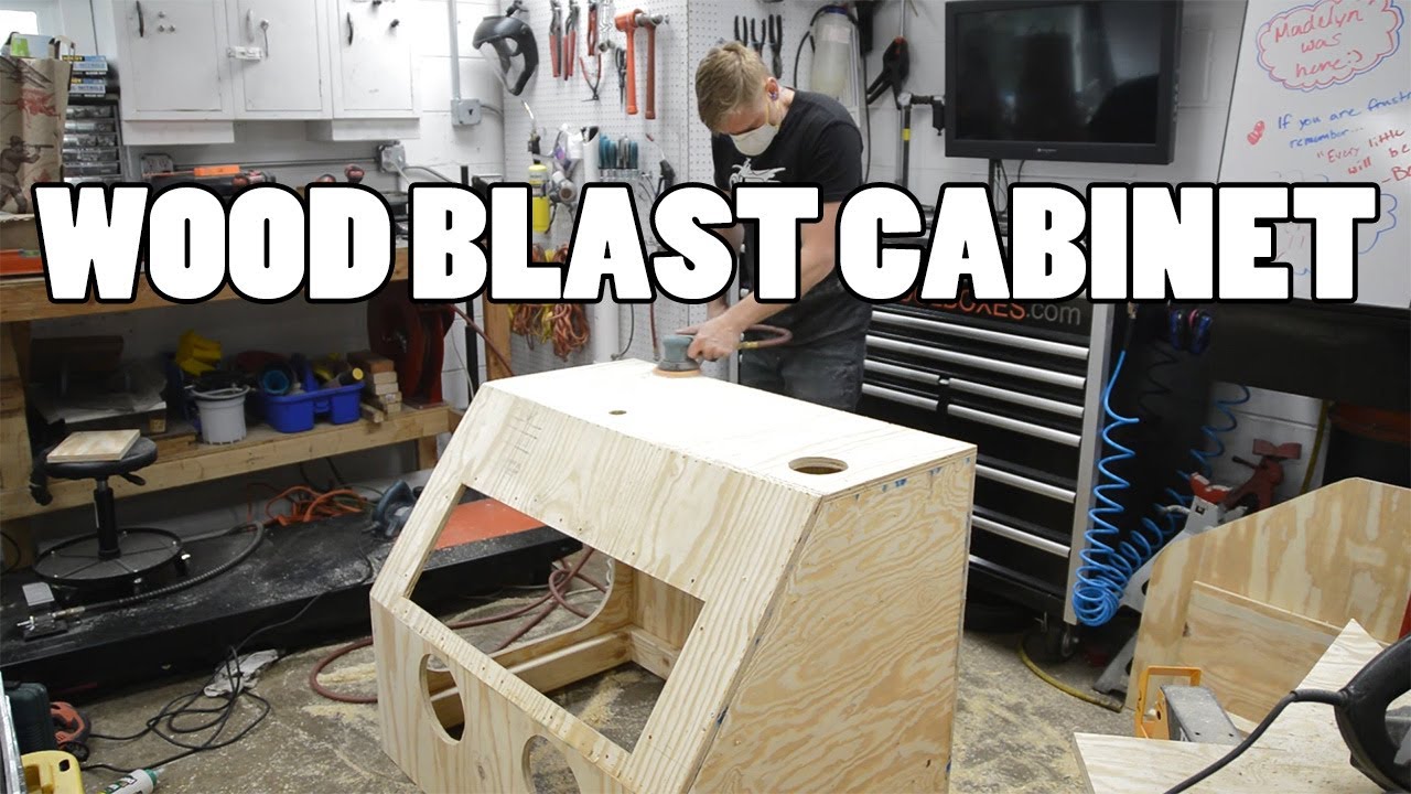 DIY WOOD Vapor Blaster / Dry Blast Cabinet (build Time Lapse) - YouTube