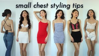 SMALL CHEST STYLING TIPS 2022 - Here are things FLAT CHESTED girls can PULL OFF ✨