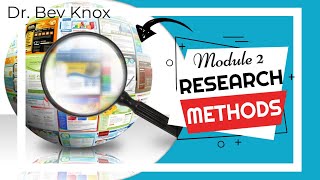 Research Methods - Explaining Behavior - Module 2