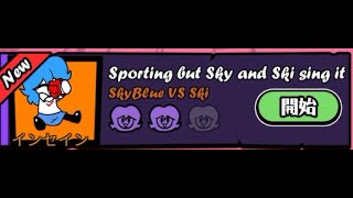 【スマホ版FNF】Sporting Cut Sky and Ski sing itSky Blue VS Ski　Insaneクリア