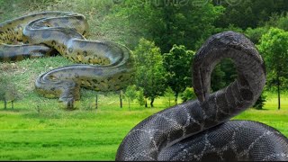 Traditional Anaconda King Snake Of Amazon forest