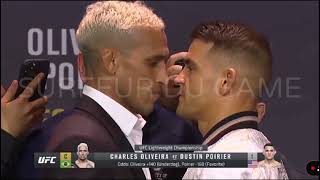 CHARLES OLIVEIRA VS DUSTIN POIRIER FACE À FACE, QUI DES 2 L'EMPORTERA ? #UFC269