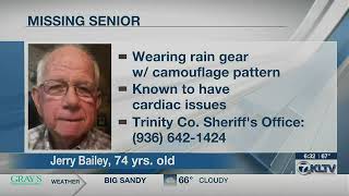 Water, air search underway for missing 74-year-old from Trinity County near Hawg Heaven dock