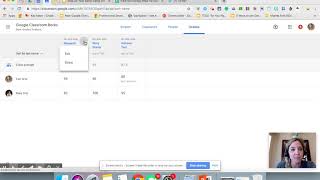 Grades Tab in Google Classroom