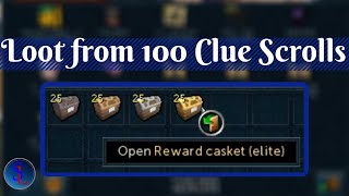 Runescape 3 - Loot From 100 Clue Scrolls!