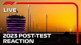 F1 LIVE: 2023 Post Test Reaction