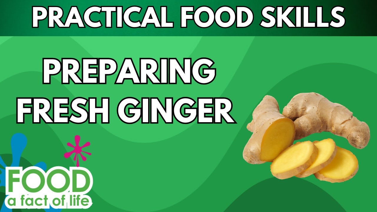 Preparing Fresh Ginger Youtube