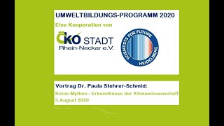 Keine Mythen - Erkenntnisse der Klimawissenschaft