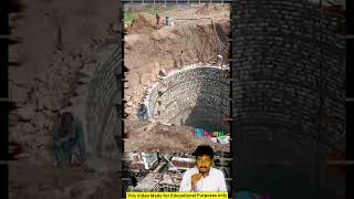 இந்த மாதிரி கிணறு வெட்ட எவ்வளவு செலவு ஆகும் | Drill this Well | Excavation | Agriculture | #shorts |