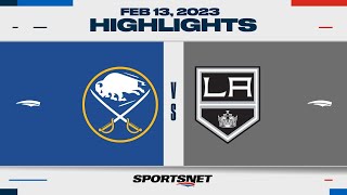 NHL Highlights | Sabres vs. Kings - February 13, 2023