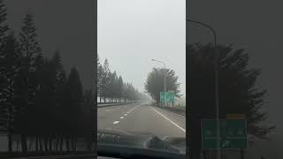 WOW BERKABUT SANGAT TEBAL#berkendara #highway #shortsfeed #shortvideo #yunlin #berkabut#shorts#short