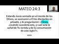 tema 2 semana de profecÍa.la destrucciÓn de jerusalen. wilfran aguillÓn pacheco