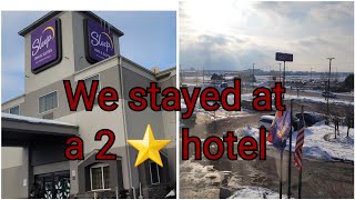 Sleep Inn and Suites - 2 Star hotel - Review -Buffalo, NY || Malika's Flex