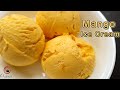 Mango Ice Cream | (3 Ingredients Only) | No Ice Crystals | Homemade Mango Ice Cream | OvalShelf