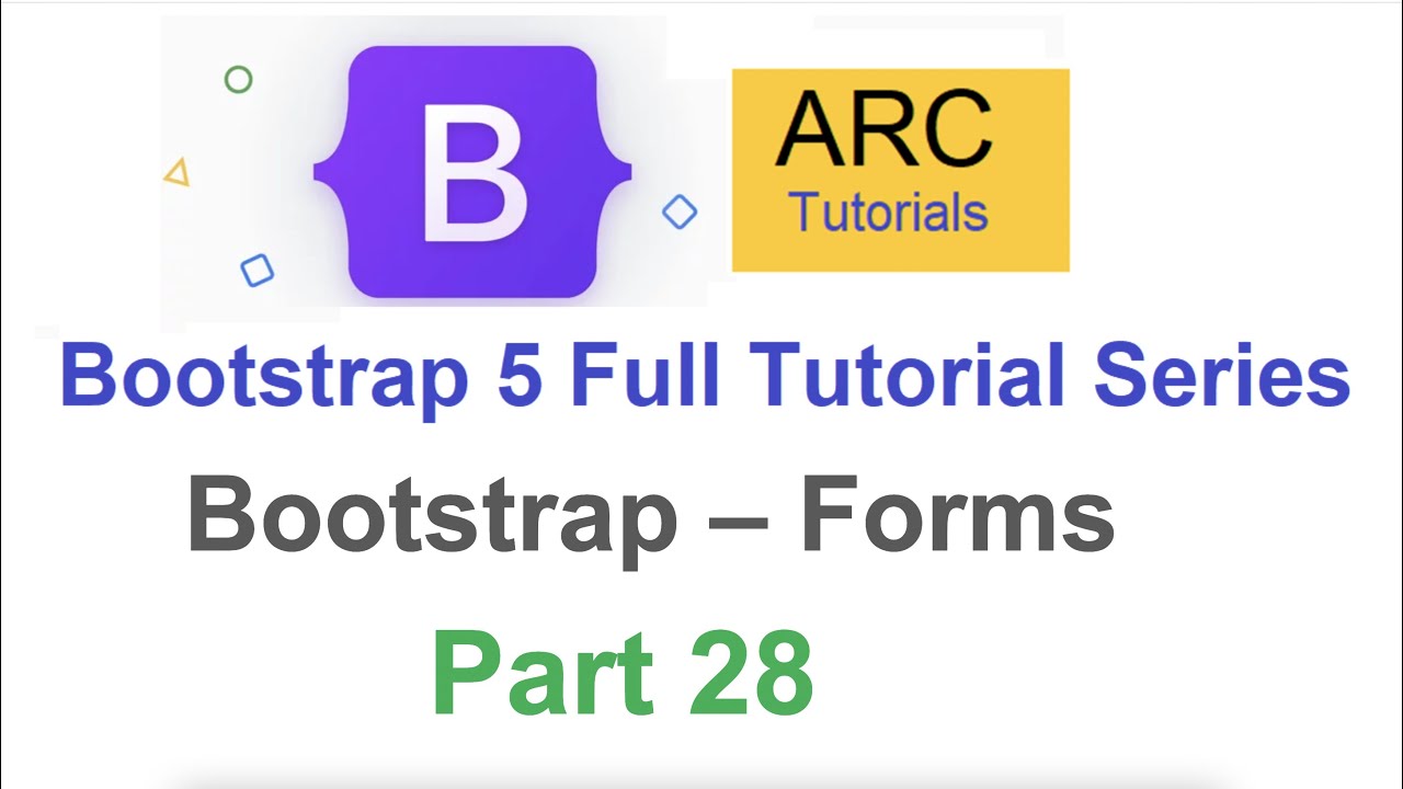 Bootstrap Tutorial For Beginners #28 - Bootstrap Forms Tutorial ...