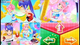 3DSアイカツスターズ！桜庭ローラ\u0026如月ツバサでアイカツ☆ステップ！・とてもむずかしい(スカイアイランドコーデ，レッドアイランドコーデ)