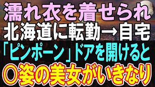 【感動する話】上司に濡れ衣を着せられ地方の海辺の工場に左遷された俺。社宅に帰るとチャイムが鳴りドアを開けると見知らぬ女性が…【いい話】【朗読】