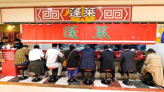 Large servings of fried rice are on sale! Most popular Chinese restaurant in Hiroshima, Japan