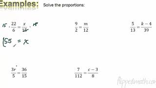 Traditional Algebra 1 Ratios and Proportions 4.1 Flippedmath