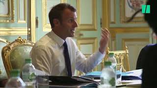 Macron met en scène sa philosophie sociale: \