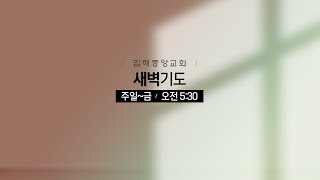 김해중앙교회_2024년11월08일_금_특별새벽기도