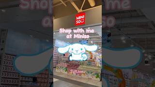 Shop Sanrio with me at Miniso 🌸🩷 #sanrio #cinnamoroll #shopwithme #shorts