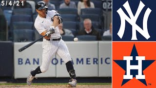 New York Yankees Highlights: vs Houston Astros | 5/4/21