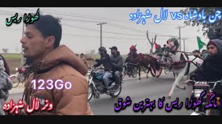 Lal Shehzada VS Chan Badshah Horse Race Ghora Shooq Nawab Loga da All Pakistan tanga horse racing