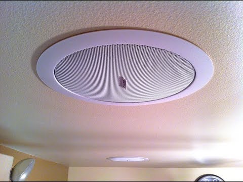 The Bose Freespace Ds 16f S Are Installed Bose Ceiling
