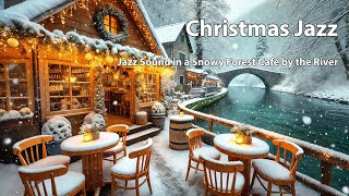 How Does Jazz Sound in a Snowy Forest Café by the River? 🎷☕