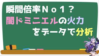 【エピックセブン】瞬間倍率Ｎｏ１？闇ドミニエルの火力をデータで分析【Epic Seven】