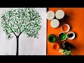 Beautiful Tree making in just 3 minutes 😇//Mou Art Gallery