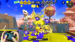 【Splatoon3】TikTokでバズったXボタン射撃のボトルガイザー使い手元動画 / リハビリ