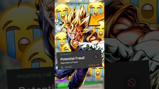 LF Fusing Super Vegito is a FRAUD 😭😭😭😭 | #dblegends #dbl #dragonballlegends #dblshorts