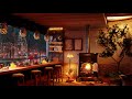 4K Cozy Coffee Shop ☕ Smooth Piano Jazz Music for Relaxing, Working and Chilling