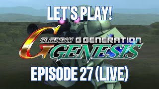 Let's Play SD Gundam G Generation Genesis Episode 27!  #gundam #mobilesuitgundam #sdgundam