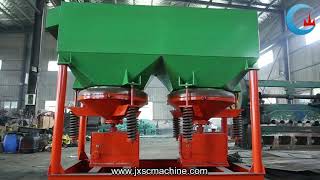 Mineral Jig Concentrator 1-20TPH Alluvial Gold, Diamond Processing