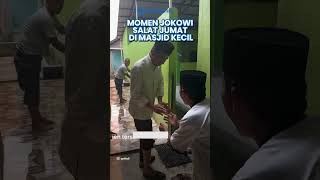 MOMEN Jokowi Salat Jumat di Masjid Kecil Kagetkan Jemaah, Warga Langsung Minta Salaman